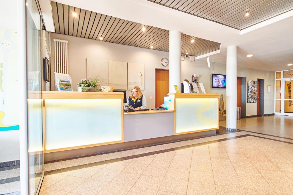 Vstupní hala nebo recepce v ubytování DJH Resort Neuharlingersiel
