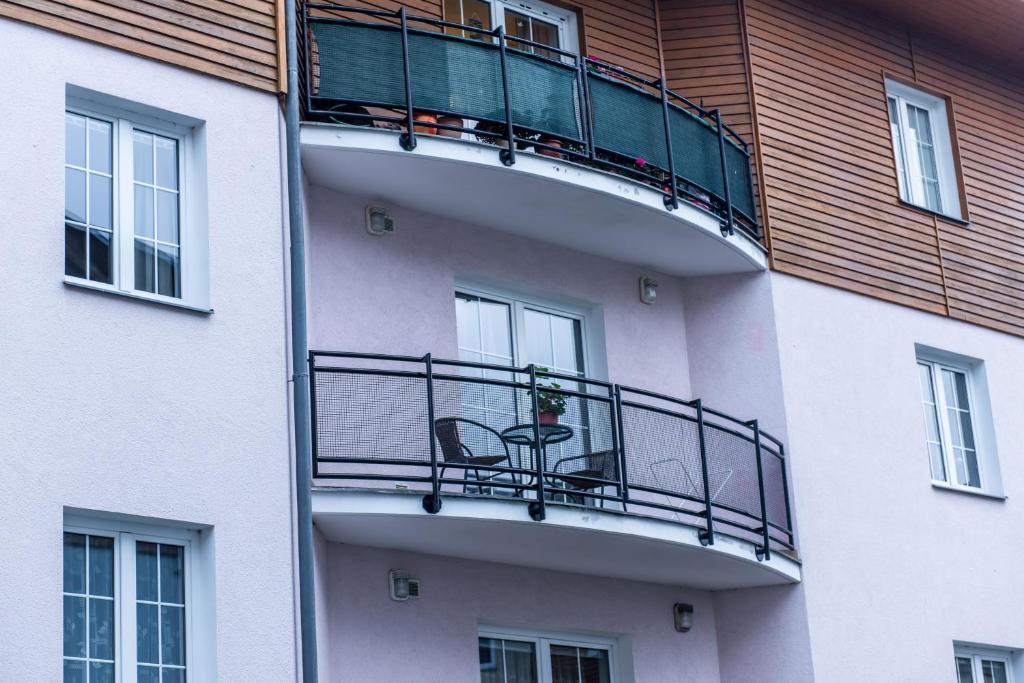 Balkón nebo terasa v ubytování Apartment CHOPIN