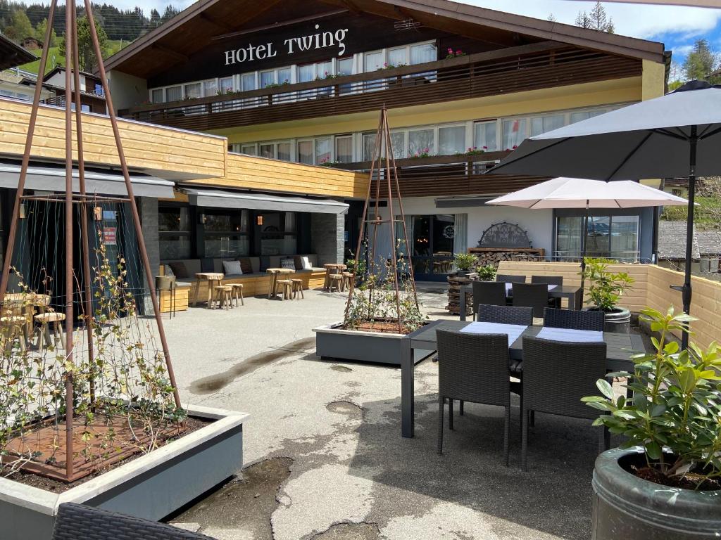 Restaurace v ubytování Hotel Twing