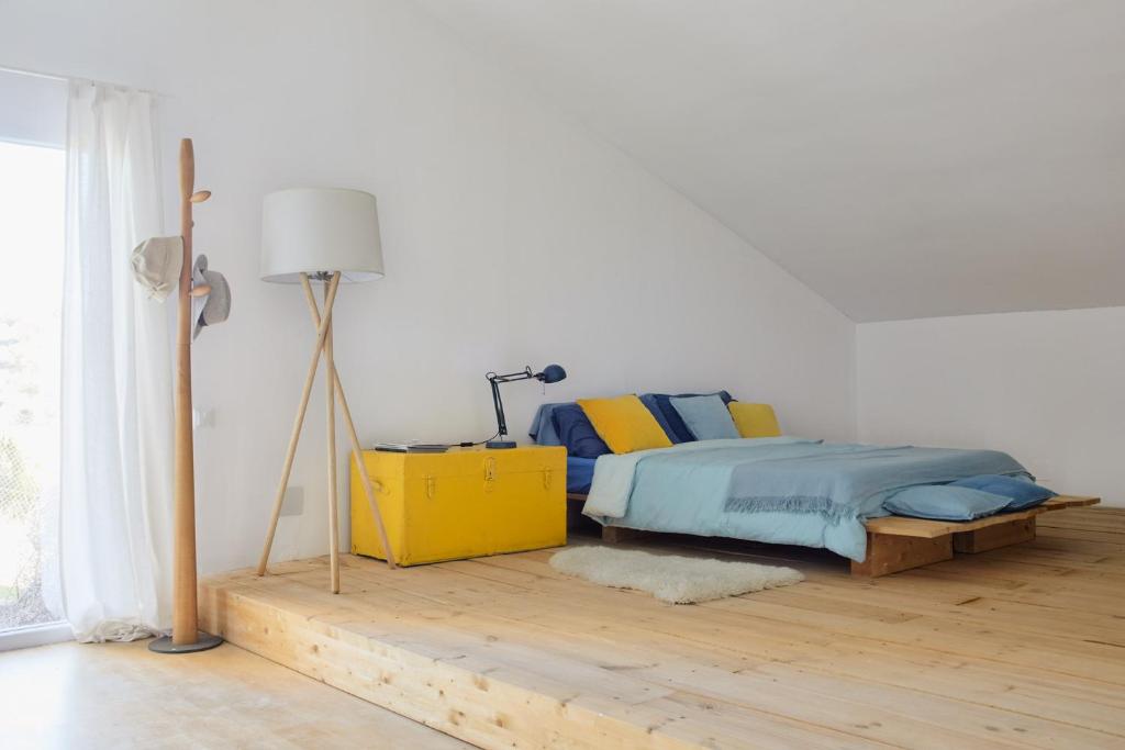 A bed or beds in a room at Espacio Natural