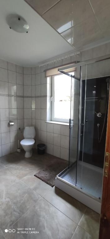 Kúpeľňa v ubytovaní Przystanek Mazury