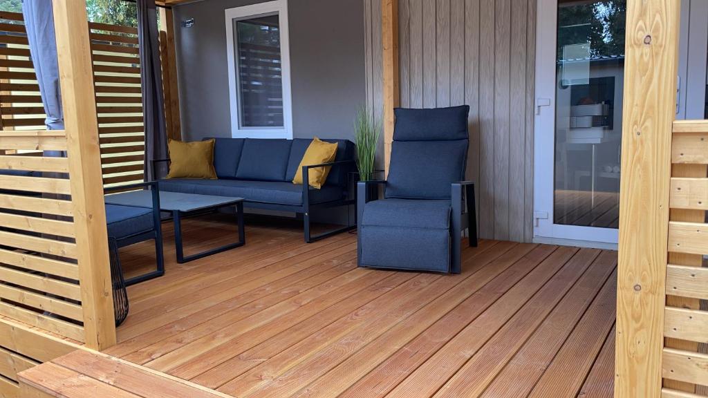Posezení v ubytování Mobile Home Bartol