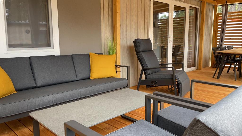 Posezení v ubytování Mobile Home Bartol