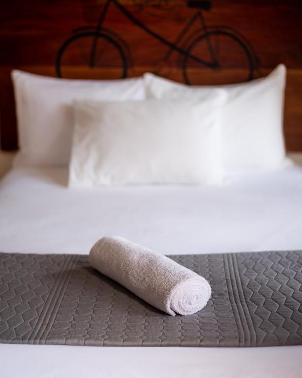 Postel nebo postele na pokoji v ubytování Hotel Sur Bacalar