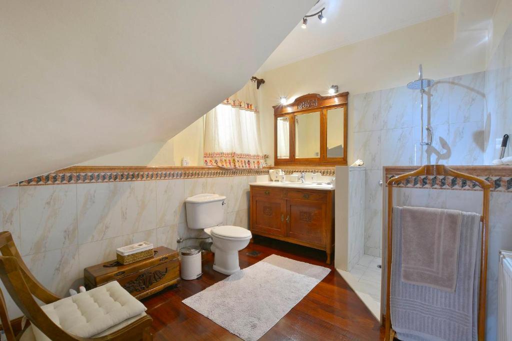 Koupelna v ubytování Villa Kardami -country house