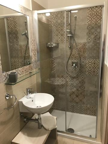 Kúpeľňa v ubytovaní Doride b&b