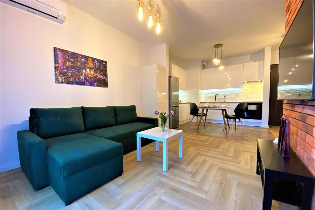 Posedenie v ubytovaní erApartments Mennica Residence