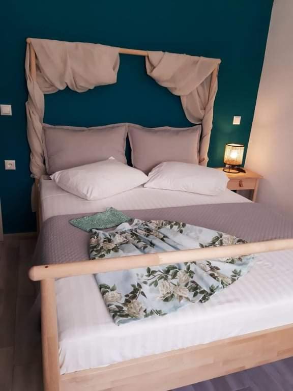 Posteľ alebo postele v izbe v ubytovaní Naxos Ellis Apartments
