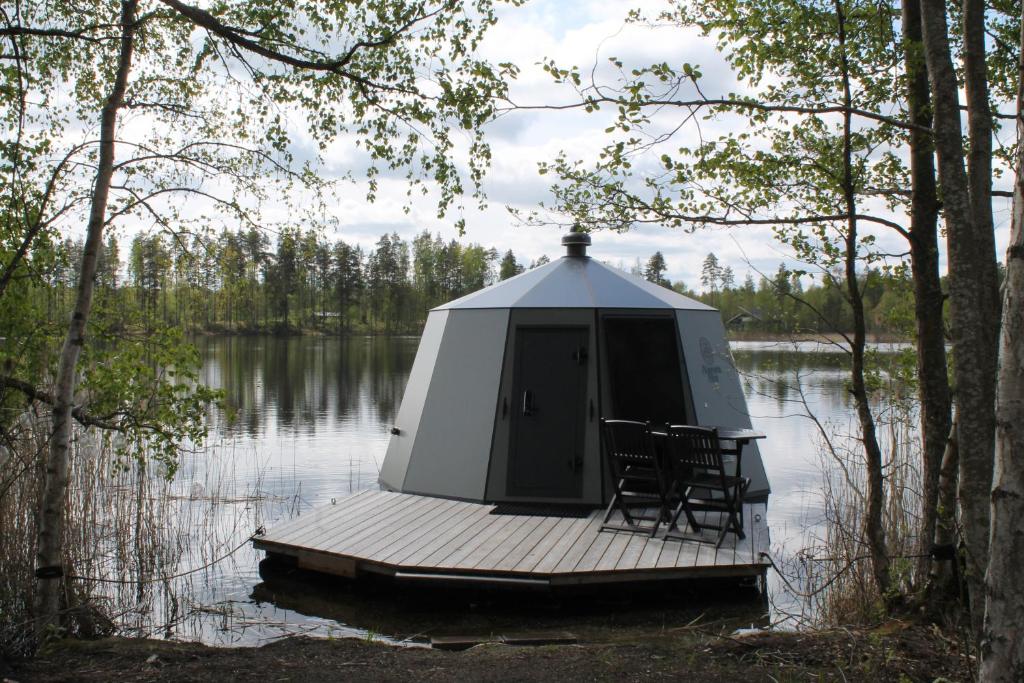 Příroda nedaleko luxury tent