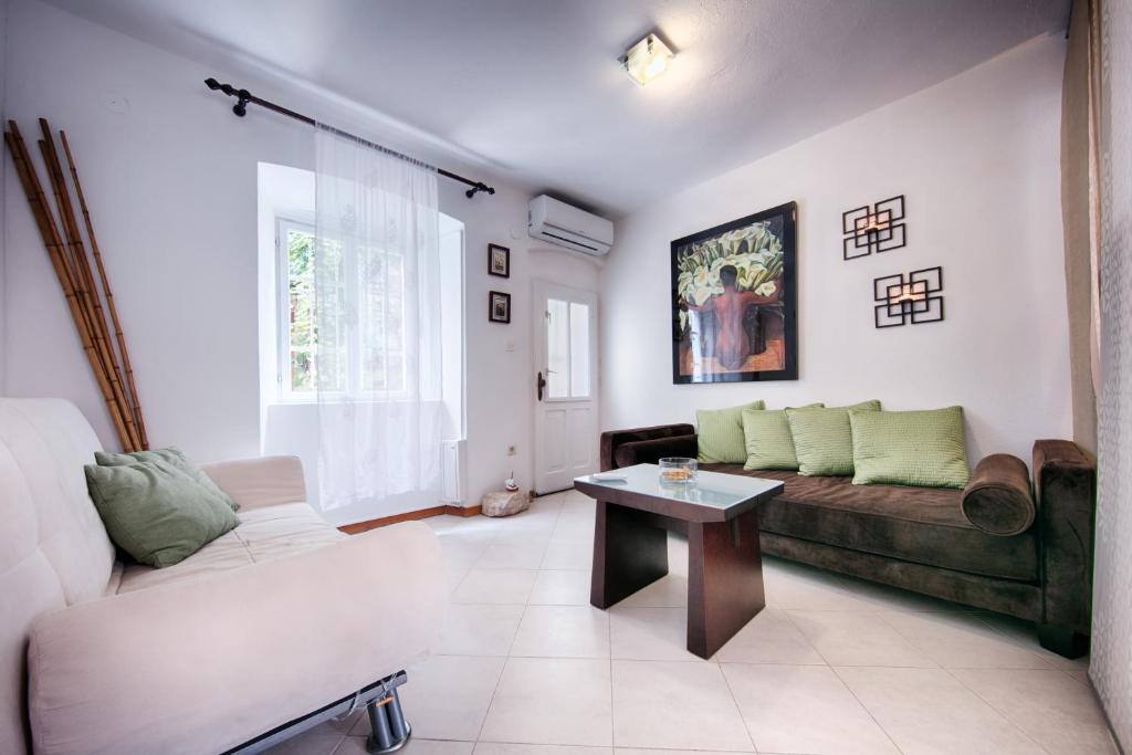 Posezení v ubytování B&B Villa Vis