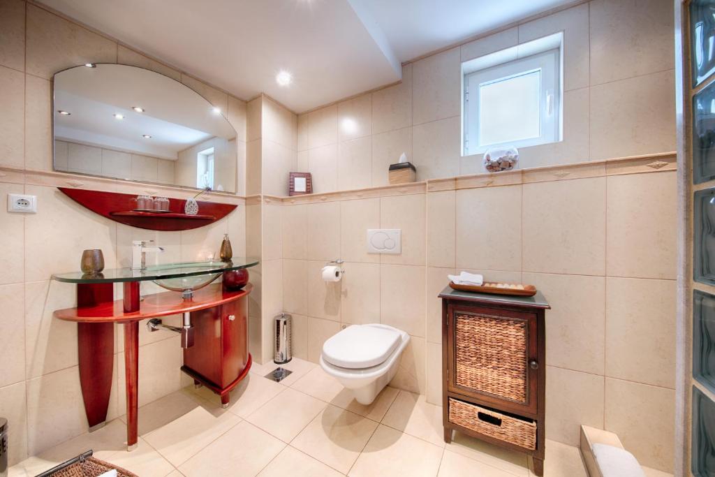 Koupelna v ubytování B&B Villa Vis