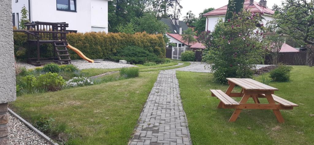Zahrada ubytování Apartmány u skanzenu