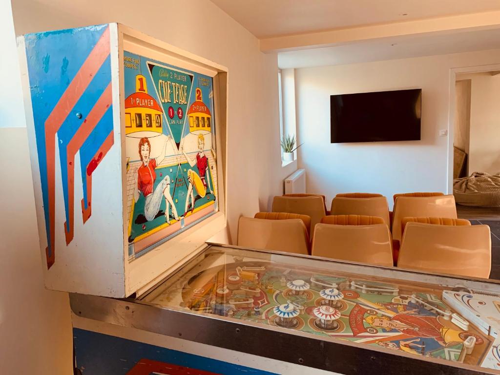 TV a/nebo společenská místnost v ubytování forrest - Holiday Home - Vakantiewoning