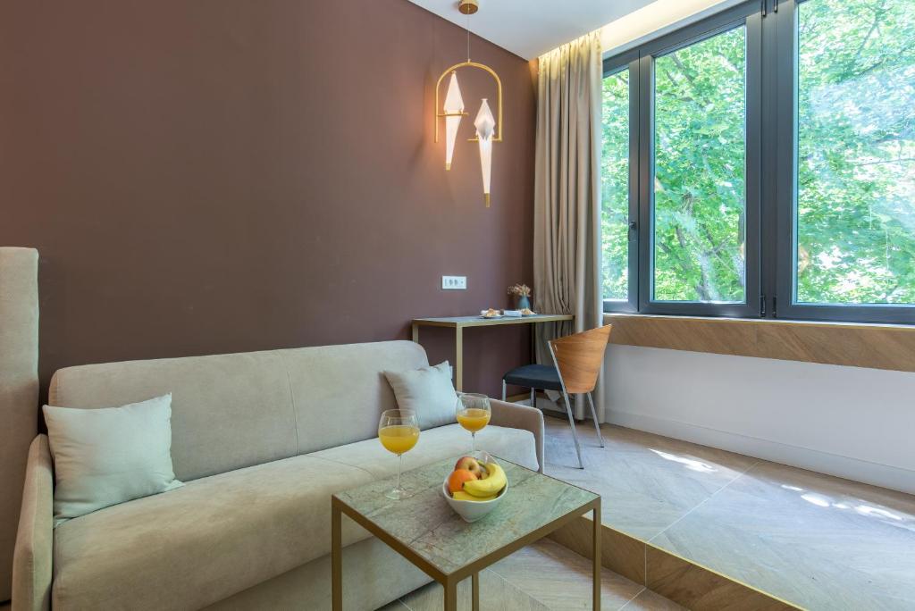 Bošket Luxury Rooms休息區