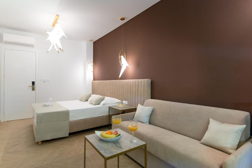 Bošket Luxury Rooms休息區