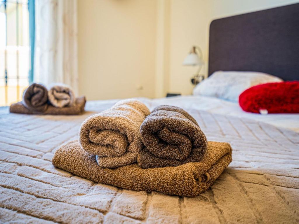 Postel nebo postele na pokoji v ubytování Casa vacanze a Orihuela con giardino
