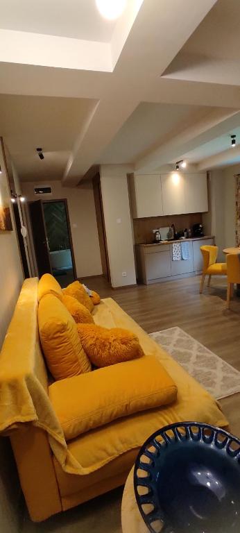 Χώρος καθιστικού στο Apartament 31 Kozubnik joy&love
