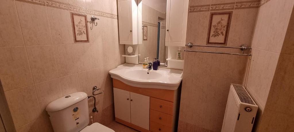 Koupelna v ubytování Sea View apartment