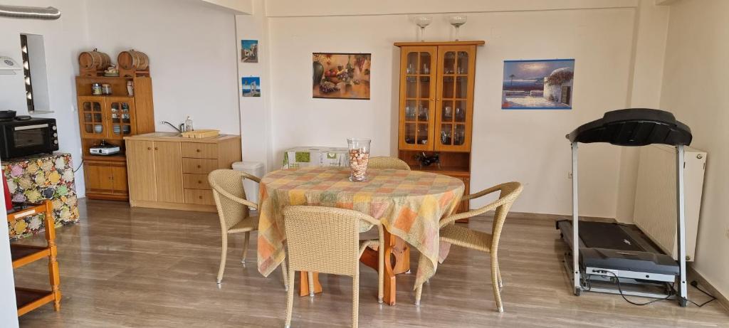 Kuchyň nebo kuchyňský kout v ubytování Sea View apartment