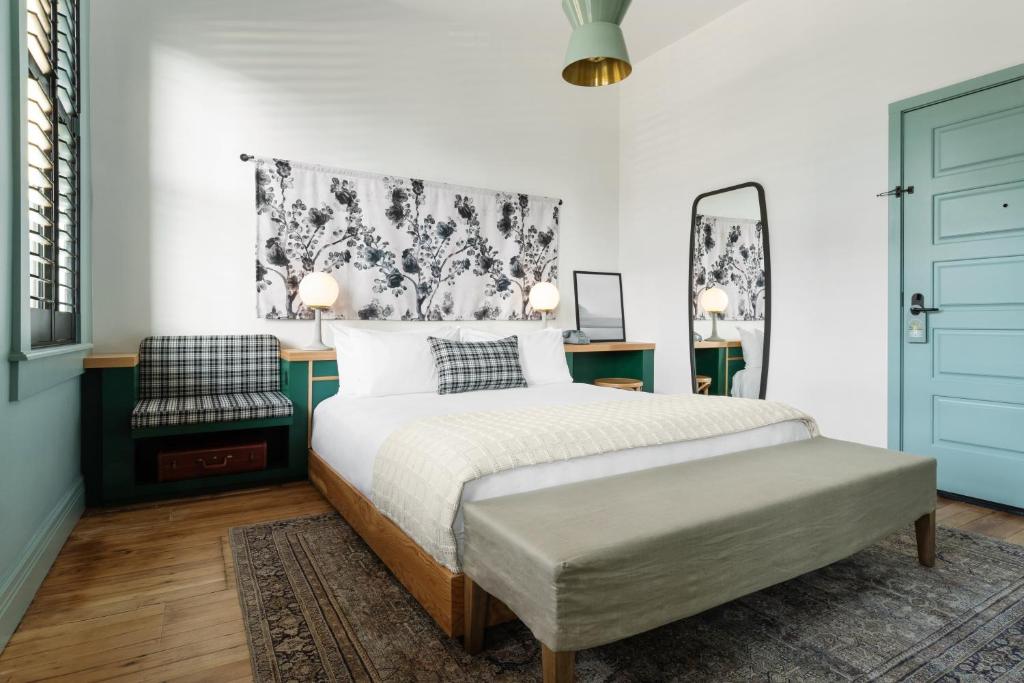 Postel nebo postele na pokoji v ubytování Hotel Grand Stark