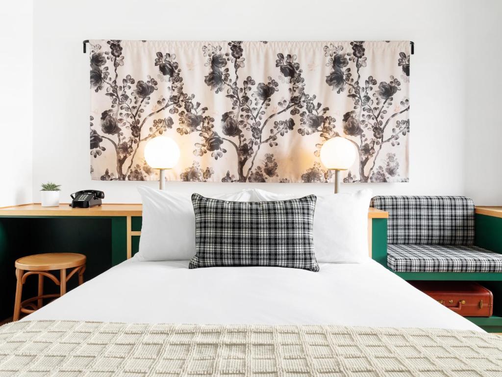 Postel nebo postele na pokoji v ubytování Hotel Grand Stark