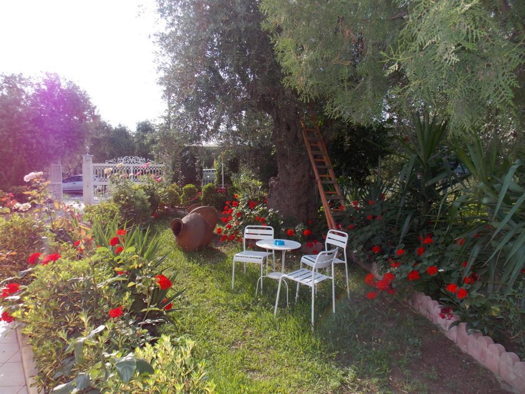 Zahrada ubytování Ioli Apartments