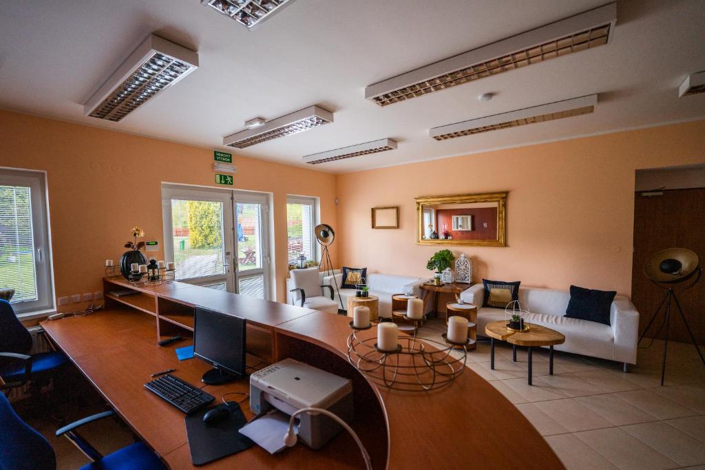Posezení v ubytování Pension V lukách