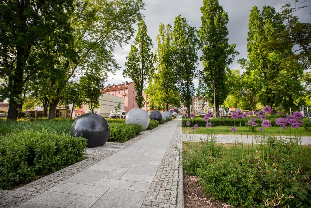 Vonkajšia záhrada v ubytovaní A może Mazury