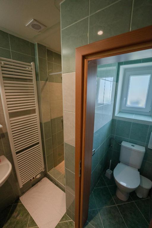 Koupelna v ubytování Pension V lukách