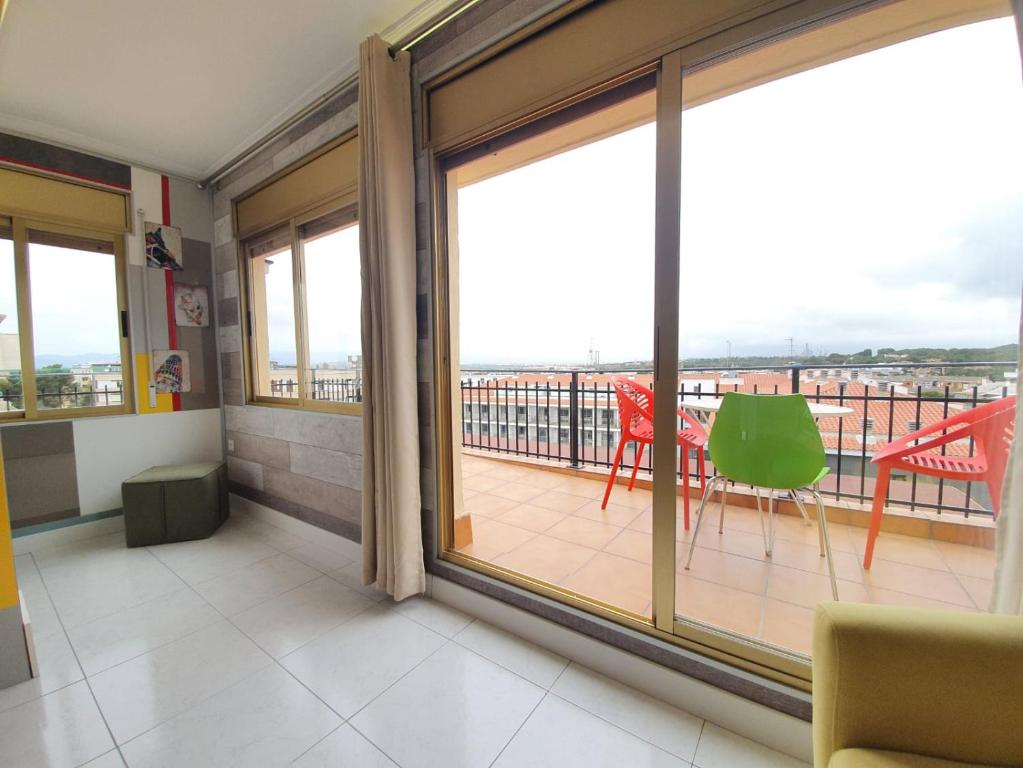 Balkón nebo terasa v ubytování Apartamento en Salou con las vistas al Port Aventura