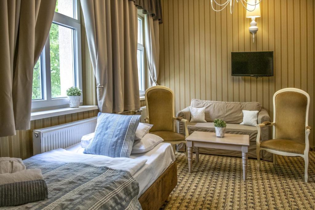 Posezení v ubytování Oxigén Family Hotel Noszvaj