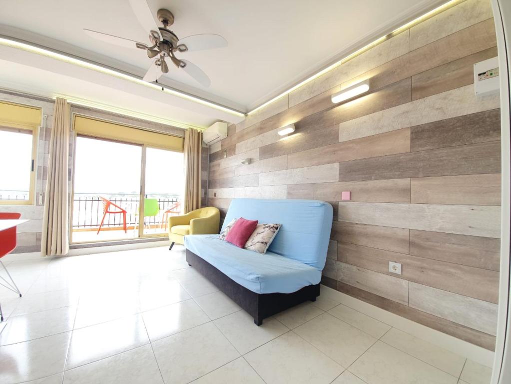 Posezení v ubytování Apartamento en Salou con las vistas al Port Aventura