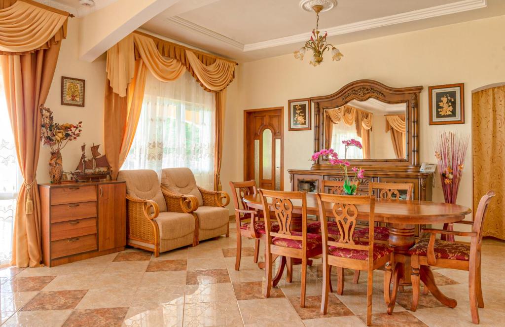 Posezení v ubytování SeyBreeze Villa