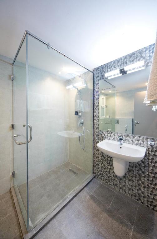 Koupelna v ubytování NASEEM HOTEL