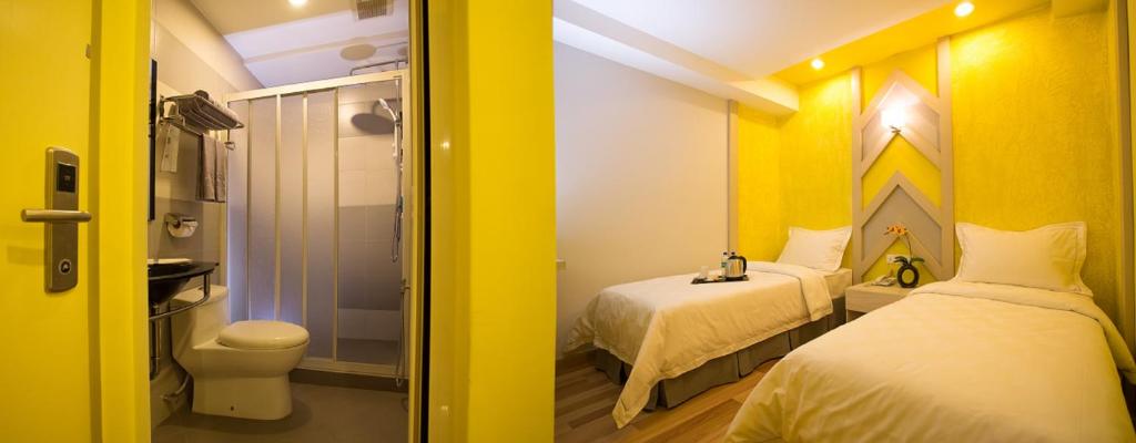 Koupelna v ubytování Sunshine Inn Plus