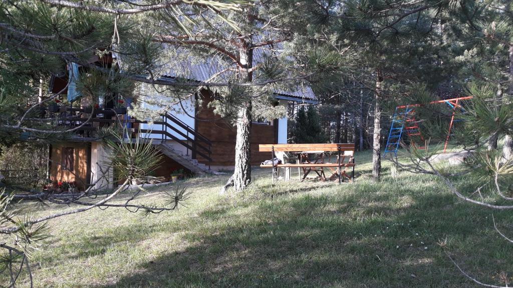 Zahrada ubytování vila Borova glava