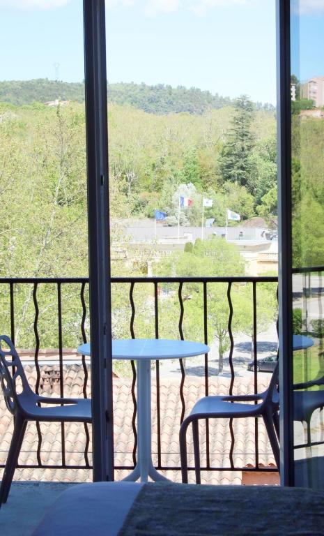 Balkón nebo terasa v ubytování Le Moulin du Verdon