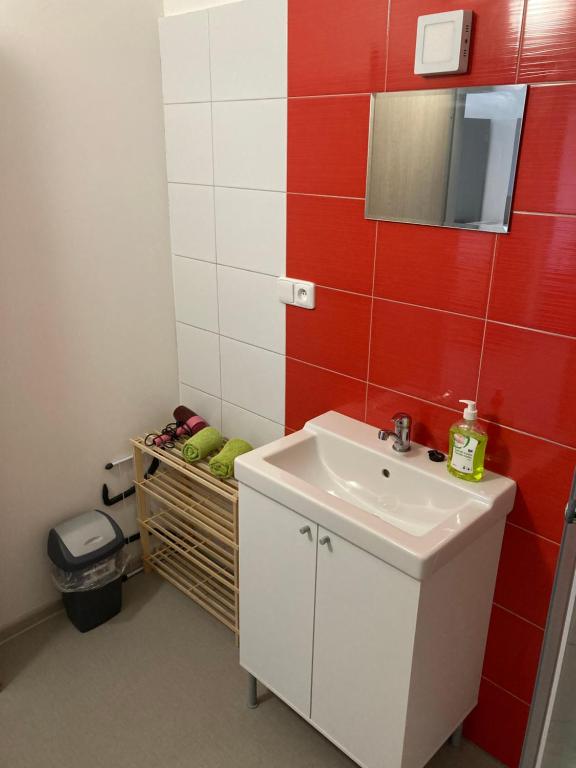 Koupelna v ubytování Apartmány V ráji