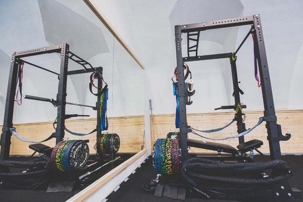 Fitness centrum a/nebo fitness zařízení v ubytování Penzion Šatlava