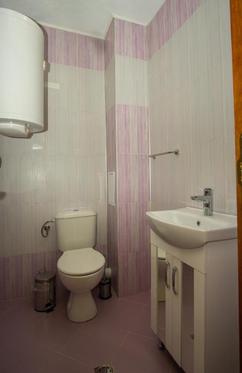 Koupelna v ubytování Guest apartments STELA