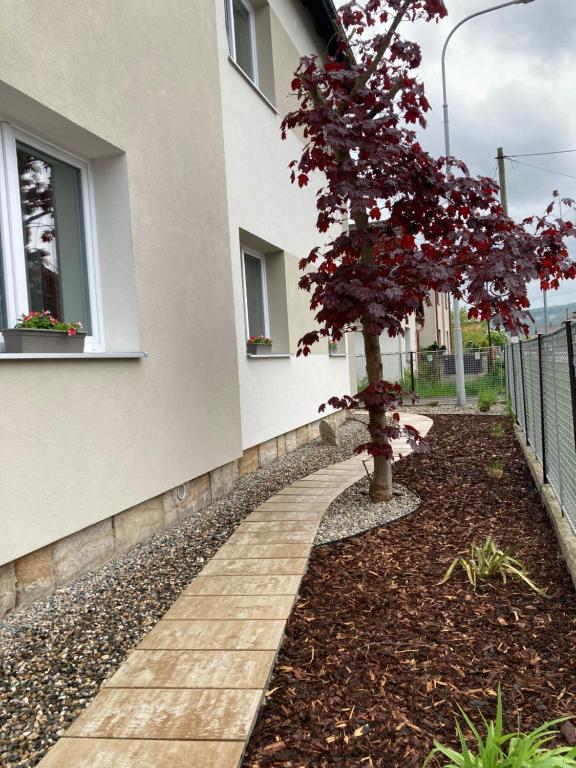 Zahrada ubytování Apartmány V ráji