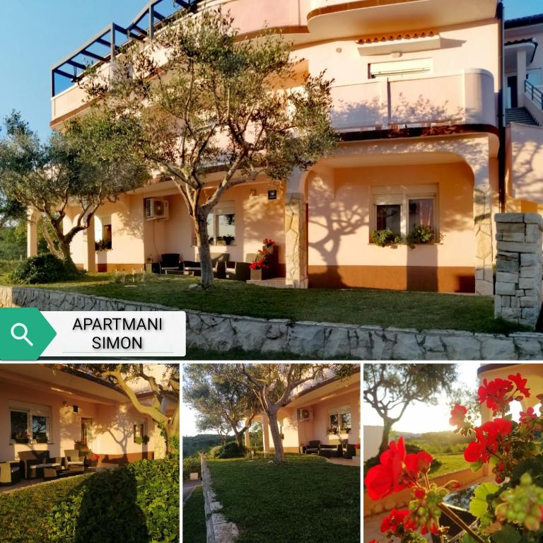 Zahrada ubytování Apartmani Simon