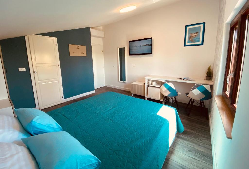 Posezení v ubytování BOUTIQUE ROOMS Mare Fabulas