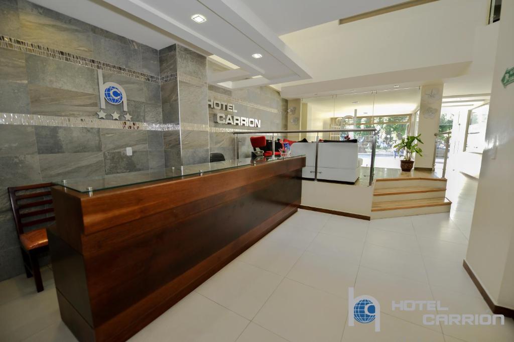 Vstupní hala nebo recepce v ubytování Hotel Carrion