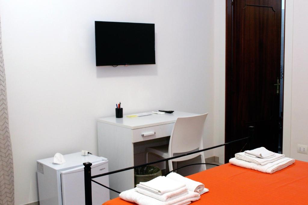 Postel nebo postele na pokoji v ubytování B&B Ciccannina