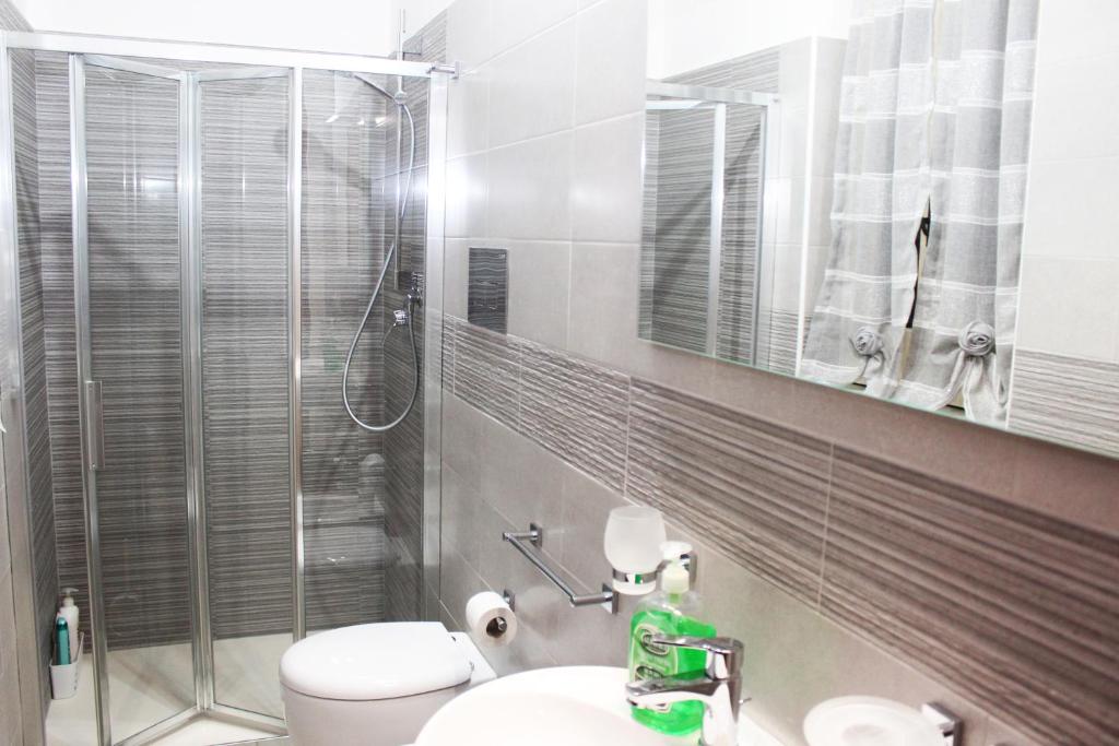 Koupelna v ubytování B&B Ciccannina