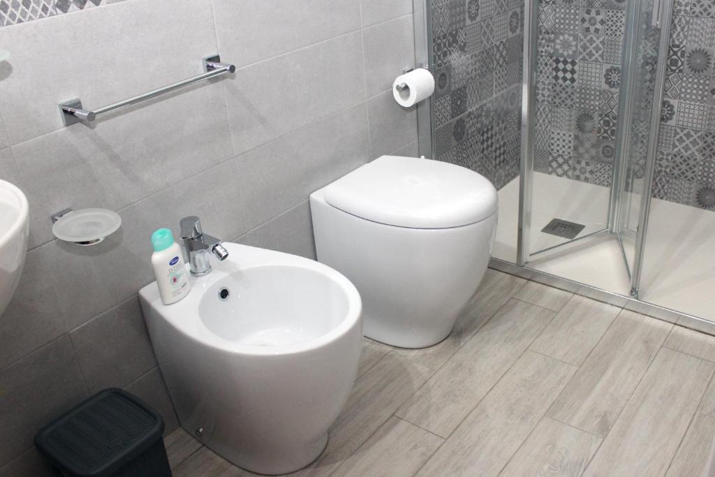 Koupelna v ubytování B&B Ciccannina