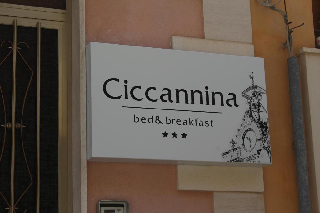 Certifikát, hodnocení, plakát nebo jiný dokument vystavený v ubytování B&B Ciccannina