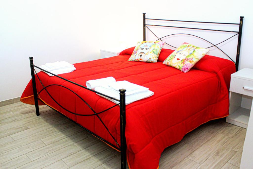 Postel nebo postele na pokoji v ubytování B&B Ciccannina