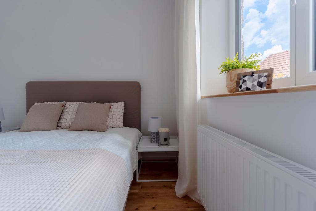 Letto o letti in una camera di Perfektes Appartement für Erholung in der Wachau!!